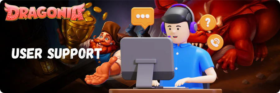 User support Casino